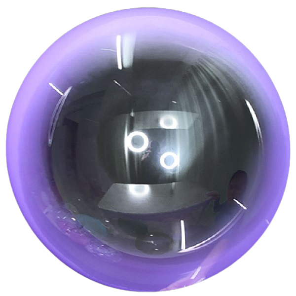 Balónová bublina Ombré fialová 45 cm