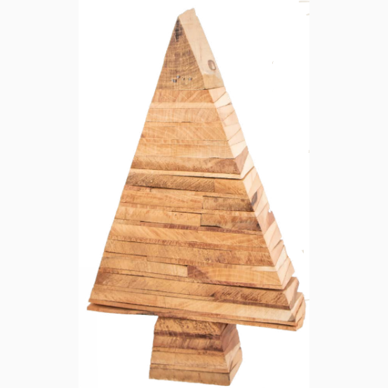 Dekorace vánoční Stromeček dřevěný 31 cm