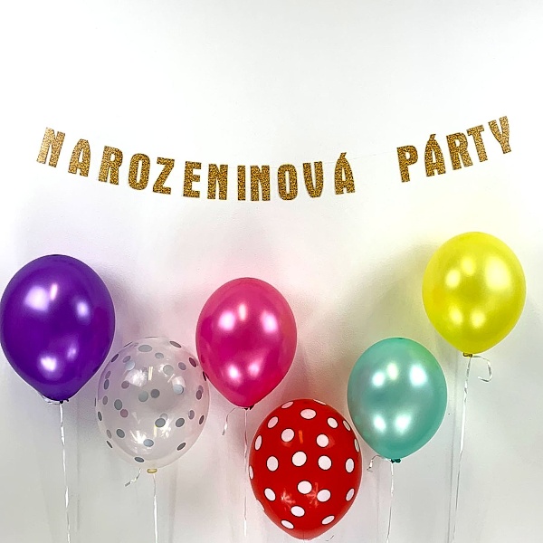 Girlanda Narozeninová party 80 cm