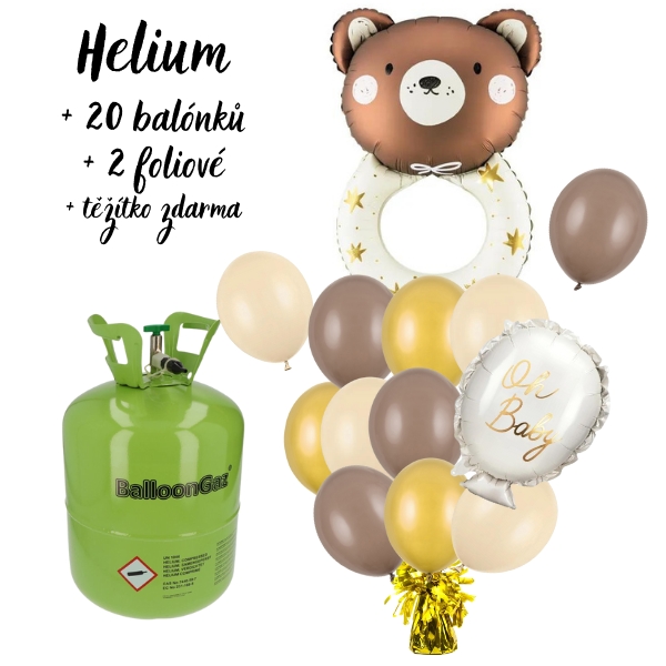 Helium set - Little baby - balonky na baby shower