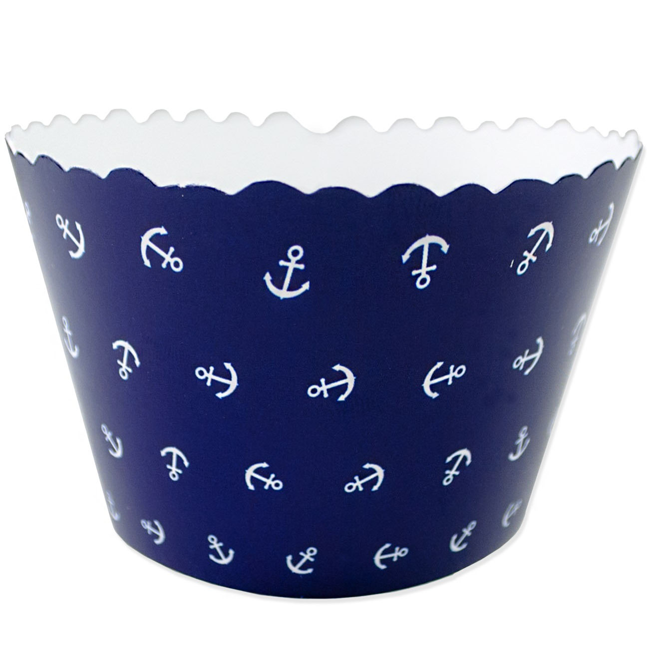 KOŠÍČKY NA CUPCAKE s kotvičkami 55/85mm 12ks