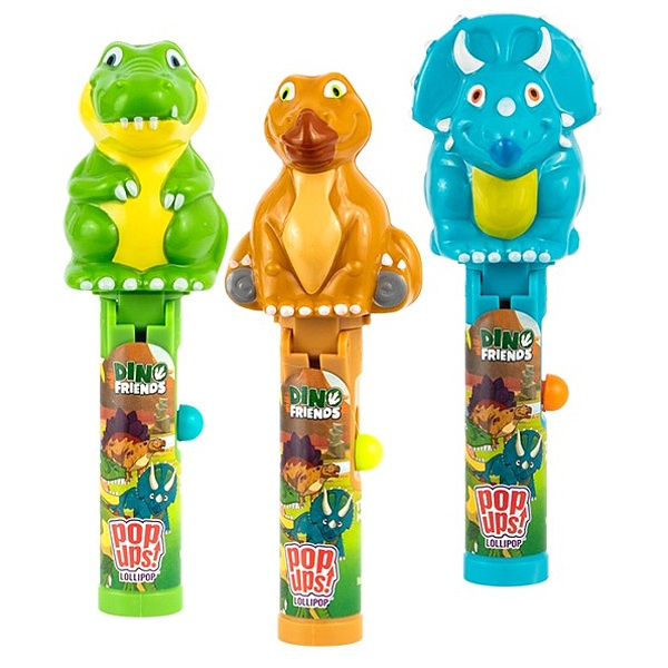 Lízátko v obalu Dino Friends 10 g