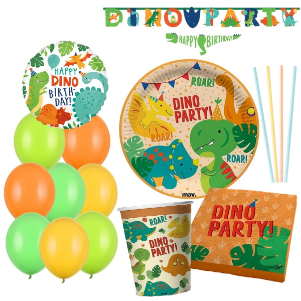 Party set - Dinosaurus baby pro 8 osob