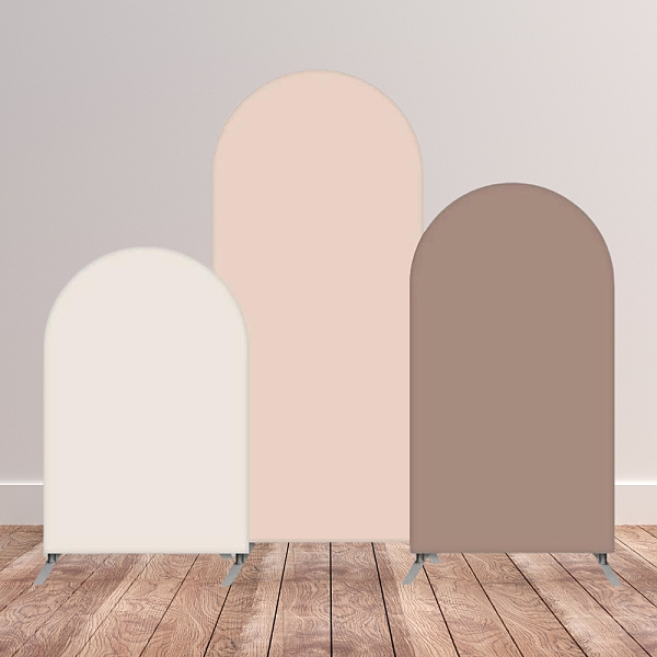 Penosn streov textiln fotopozad na konstrukci - 3 x oblouk