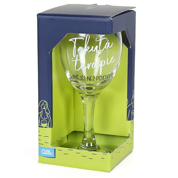 SKLENICE NA VÍNO Tekutá terapie