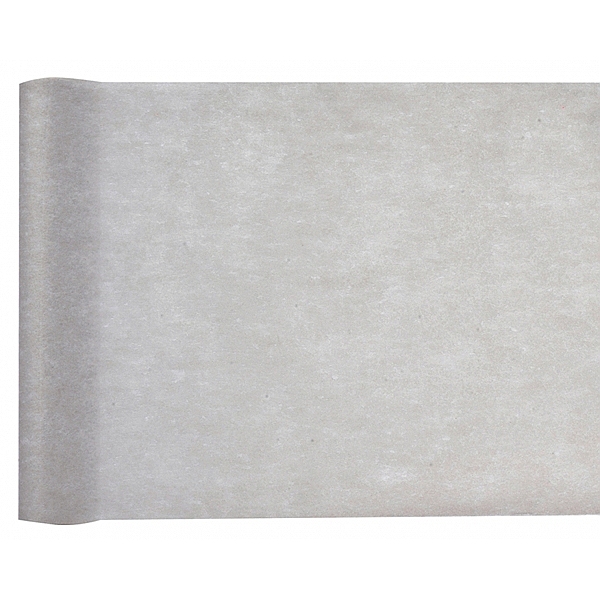 Šerpa / běhoun na stůl - netkaná textilie šedá 10 m x 30 cm