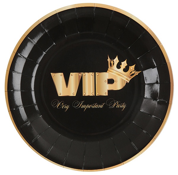 Levně VIP party - Talířky papírové 10 ks