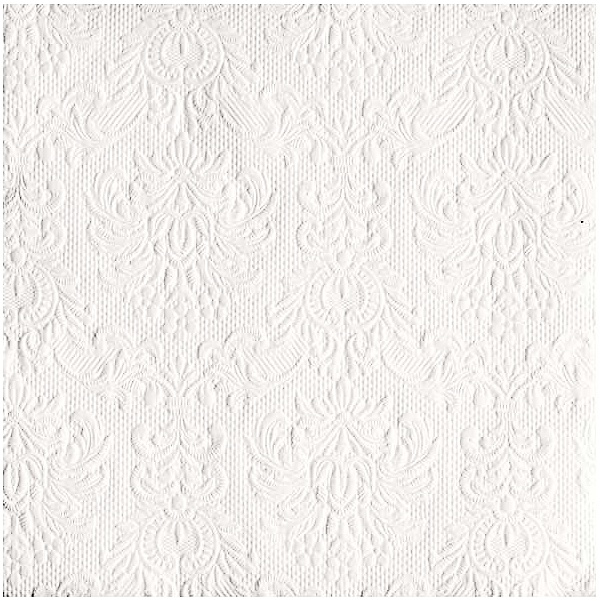 UBROUSKY Elegance bílé - 33x33cm 15ks