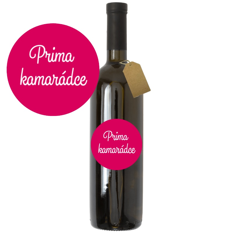 Levně Dárkové víno "Prima kamarádce" – Rulandské šedé
