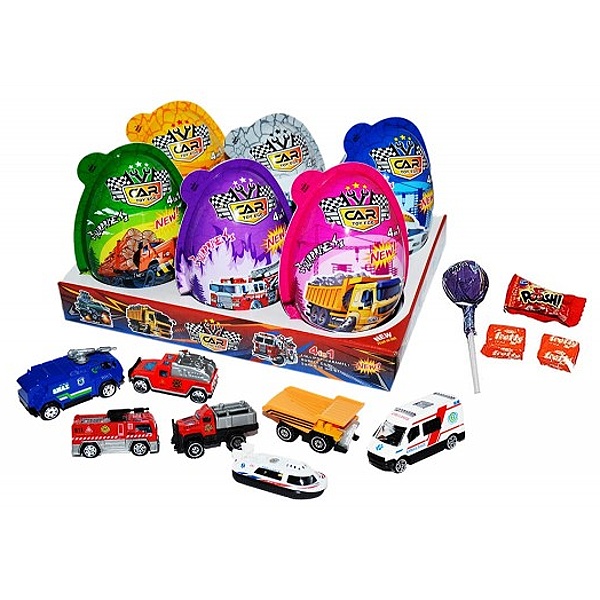 Vajíčko s překvapením Auto XXL 4v1