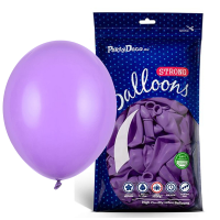 Balónek latexový 27 cm lila 100 ks