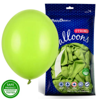 Balónky latexové 27 cm limetově zelená 100 ks
