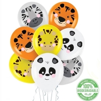 Bal�nky latexov� Divok� zv��ata 30 cm 8 ks