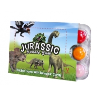 Dino party - Žvýkačky Jurassic s kartami dinosaurů 20 g