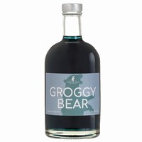 GROGGY BEAR  - ovocný výjimečně lahodný likér 24% 0,5l