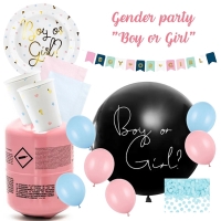 Gender party - je to kluk - party set na odhalení pohlaví dítěte