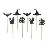 HALLOWEEN dekorace na cupcakes a dorty   8ks