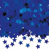 KONFETY dekorační Hvězdičky modré 14g