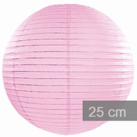 Lampion kulatý 25cm růžový