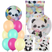 Party set - Panda 10 ks