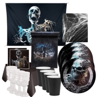 Party set - výzdoba na Halloween ve stylu Horror 44ks