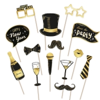 Rekvizity novoro�n� �erno-zlat� 14 ks