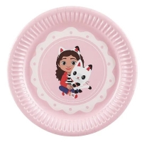 Tal��e pap�rov� Gabby's Dollhouse 18 cm 6 ks