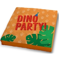 Ubrousky papírové Dino party Color 33 x 33 cm 20 ks