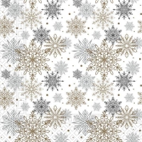 Ubrousky pap�rov� sn�hov� vlo�ky 33x33 cm 20 ks