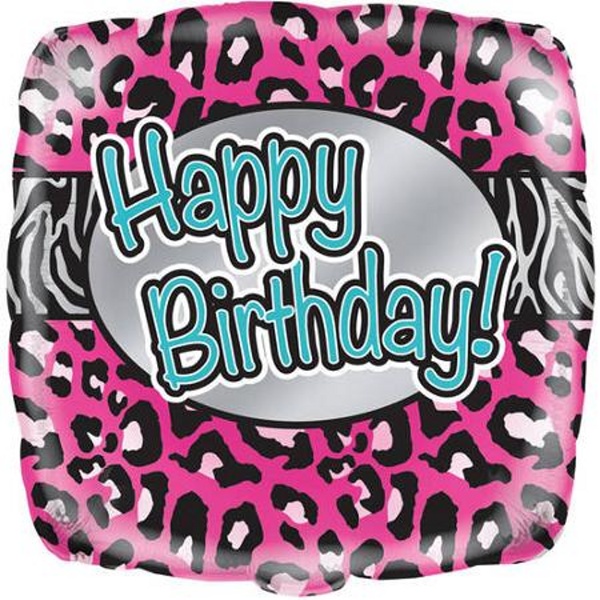 Balónek fóliový Animal HB čtverec