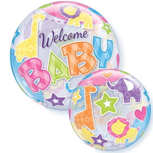 Balónová bublina Welcome Baby 1 ks