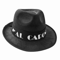 Klobouk Al Capone černý
