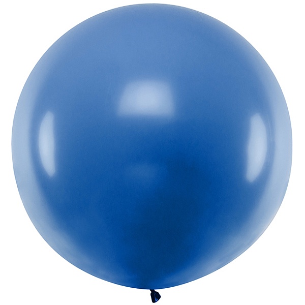 Levně Balón velký kulatý metrový 1 m modrý