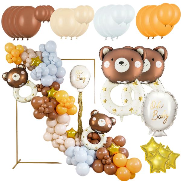 Velkoprostorov dekorace Baby shower  103 balnk, pska a upevovac materil