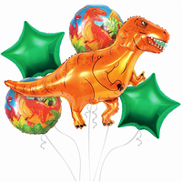 Balónkový fóliový buket Dino 5ks