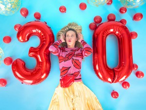 balonkove cislice cervene