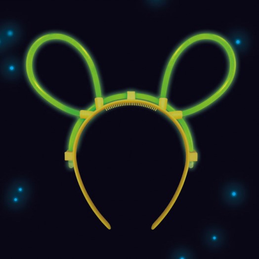 Neonová party - Čelenka svítící s ušima