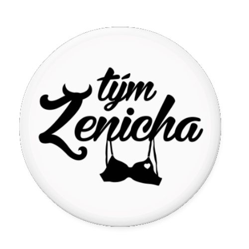 PLACKA Tým ženicha velká