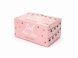 světelný led řetěz s kolíčky