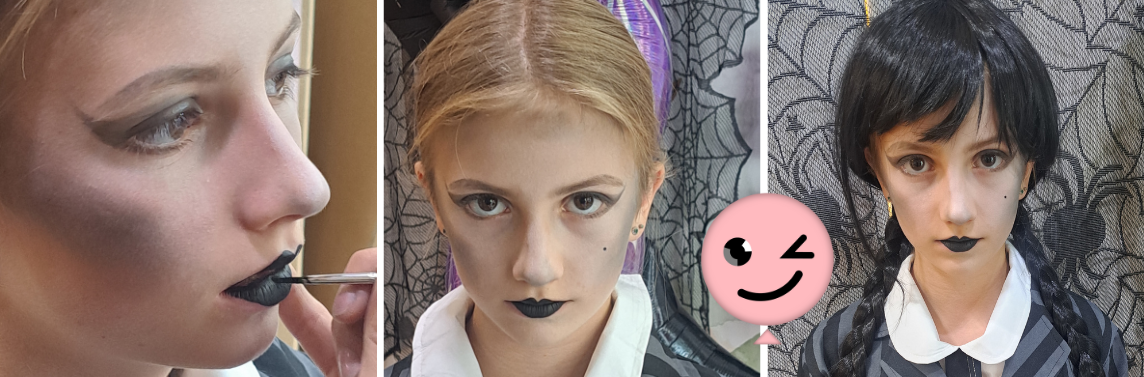 A halloweensk make up