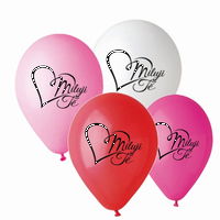 Balónek s nápisem "Miluji Tě" 6ks