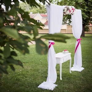 Svatební brána hranatá - kovová konstrukce