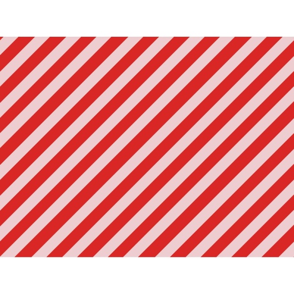 Balící papír červené pruhy 70 x 200 cm