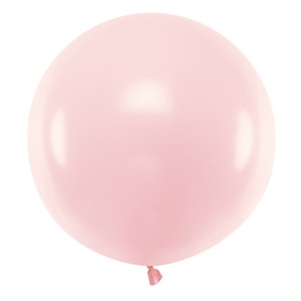 Balónek 60 cm pastelový pudrově růžový