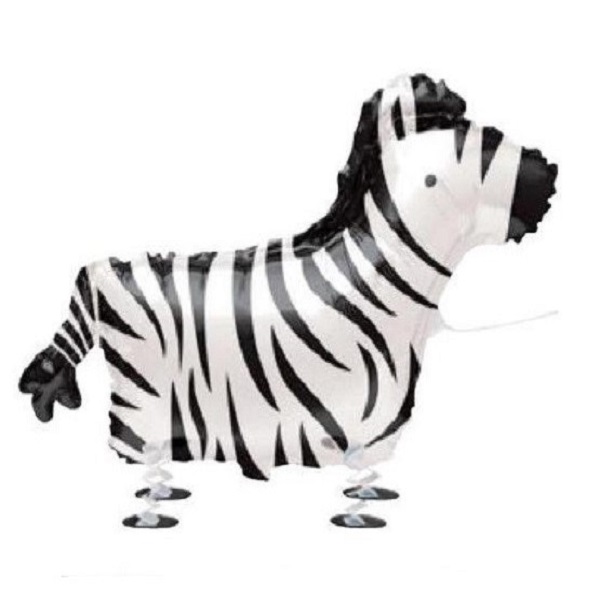 Levně Balónek chodící Zebra 76 cm