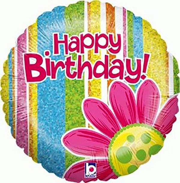 Balónek fóliový Citrus Garden Happy Birthday 46 cm