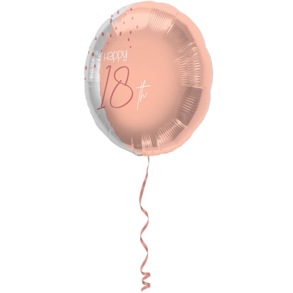 Balónek fóliový HB 18 Elegant Lush Blush 45 cm