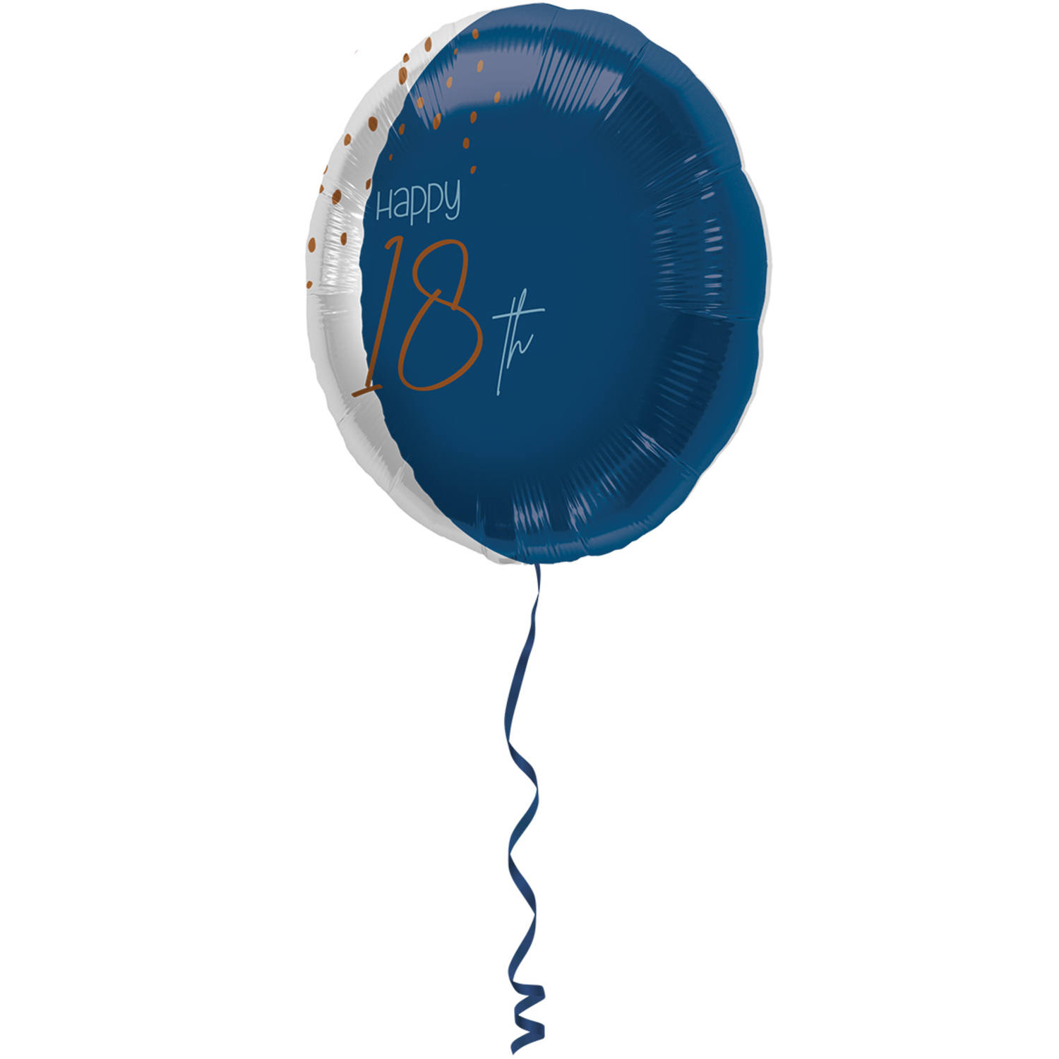 Balónek fóliový HB 18 Elegant True Blue 45 cm