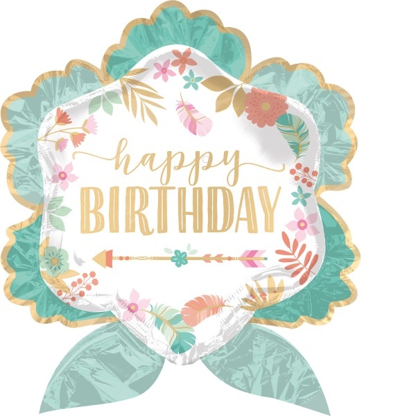 Balónek fóliový HB Boho supershape