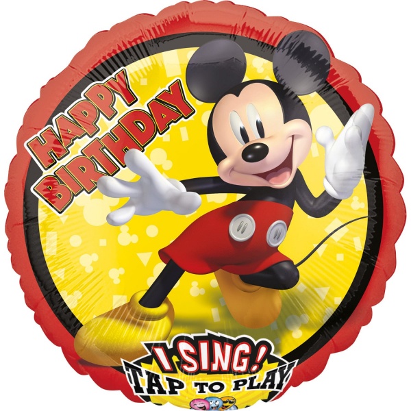 Mickey Mouse zpívající  - Balónek fóliový HB 71 cm